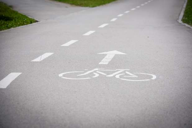 V Litiji začeli urejati kolesarsko pot