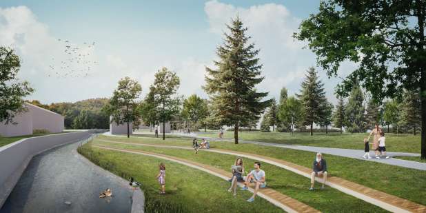 Kako bi lahko izgledal trboveljski mestni park