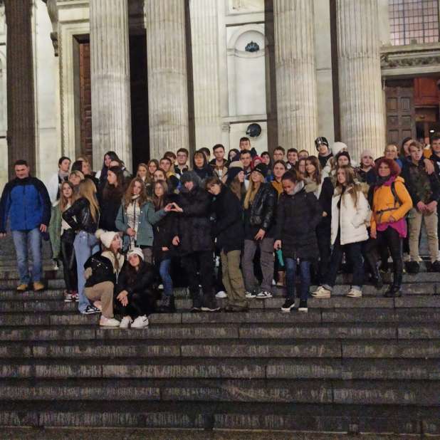 Trboveljski učenci na izletu po Londonu