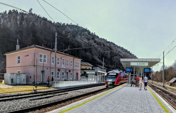 Železniška postaja v Lazah bo urejena do konca leta