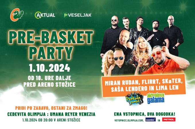 pre-basket-party, kk-cedevita-olimpija, kk-olimpija, košarka, nagradna-igra