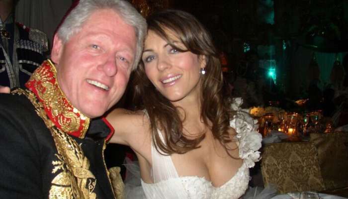 Bill Clinton in Liz Hurley