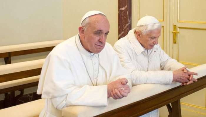papeža frančišek in benedikt