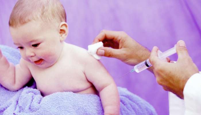 otrok cepljenje injekcija