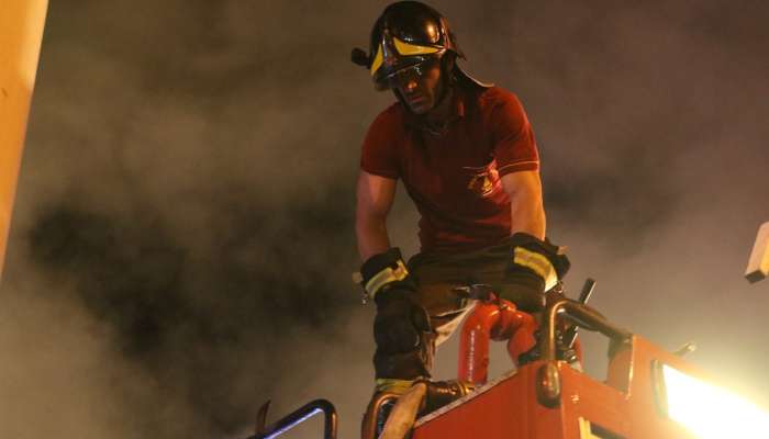 požar, gasilec, gašenje, Italija