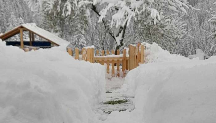 sneg zima Koprivna