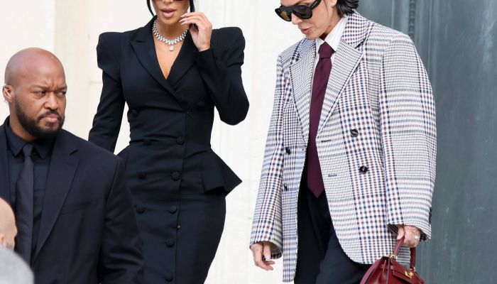 Kim Kardashian - Kim Kardashian je na sodišče pospremila mama Kris Jenner
