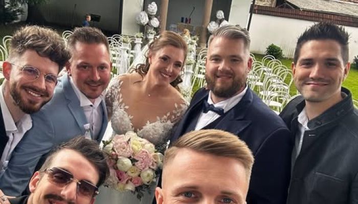 Na poroki ni manjkalo dobre volje