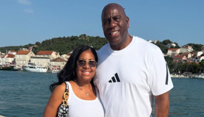 Magic Johnson - Magic Johnson je z ženo in prijatelji obiskal Split in Hvar