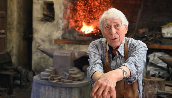Franc Šegovc iz ansambla Štirje kovači