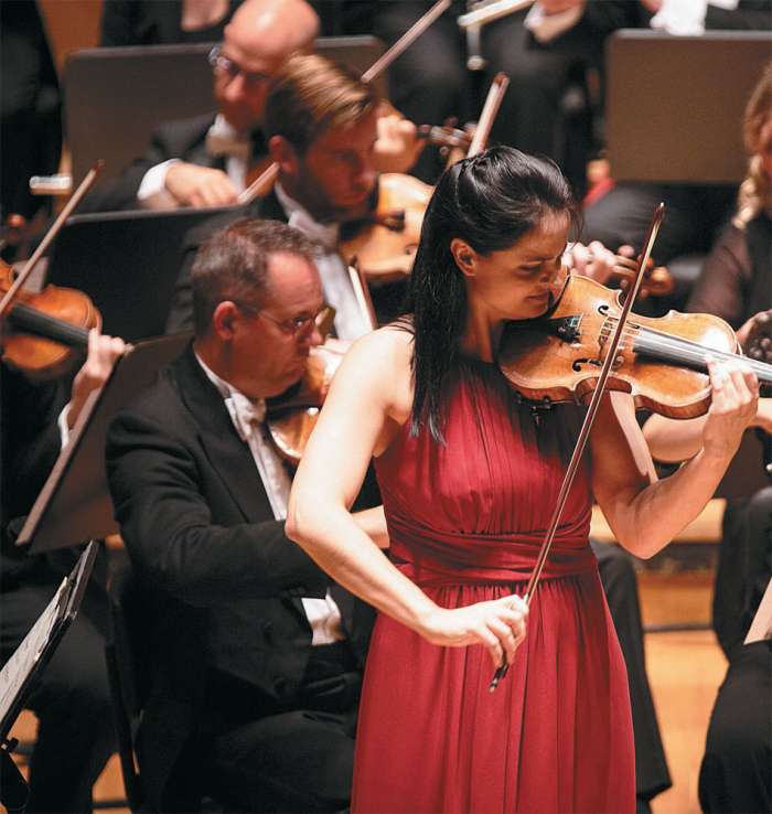 Lana Trotovšek, violinistka in nekdanje dekle Stjepana Hauserja.