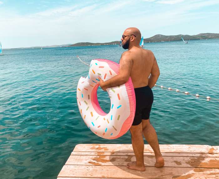 Tilen Lotrič je najraje v viseči mreži