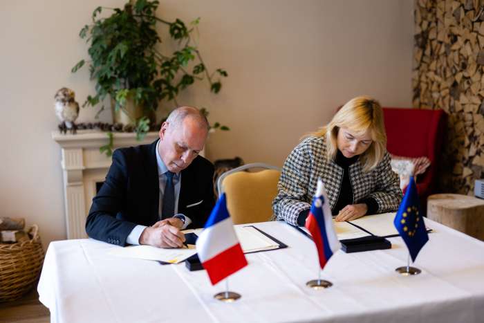 Med Slovenijo in Francijo številne priložnosti za poglobitev sodelovanja