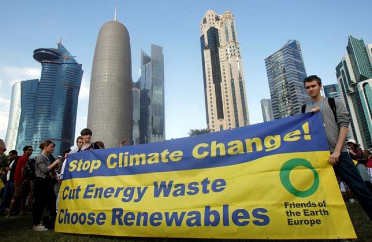 Greenpeace sprašuje udeležence Dohe: Na katerem planetu živite?