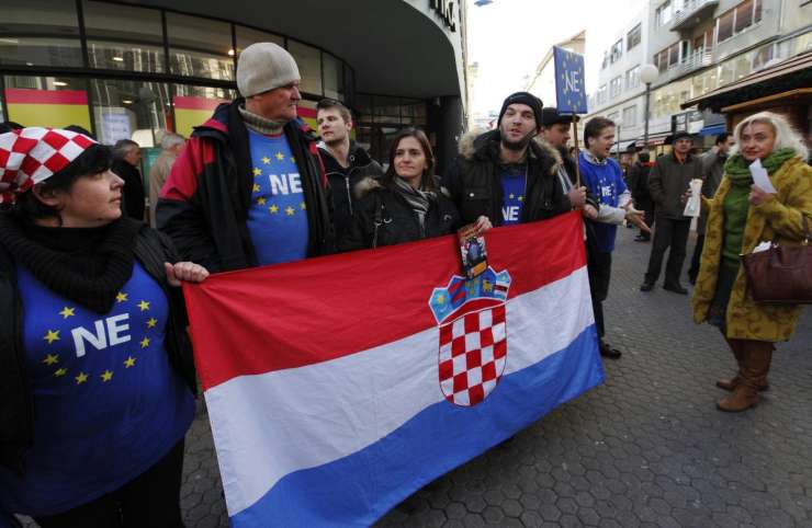Hrvaška danes na referendumu odloča o članstvu v EU