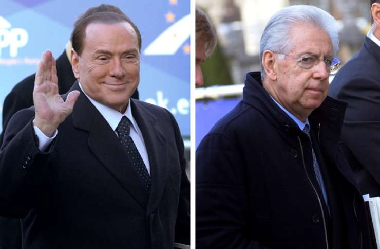 Berlusconi: Monti je površen in neverodostojen