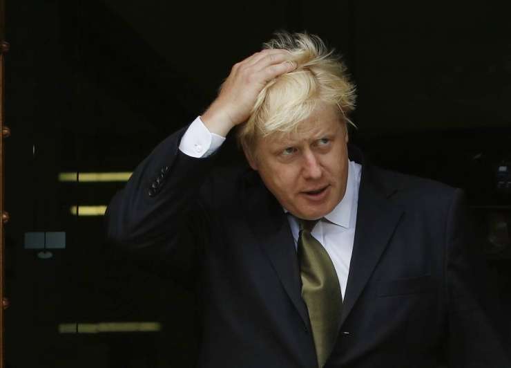 Britanski zunanji minister Johnson pri Cerarju, Erjavcu in Pahorju