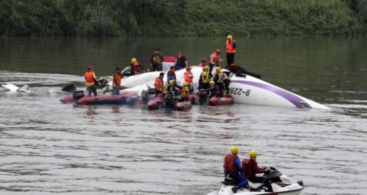 V letalski nesreči na Tajvanu več mrtvih