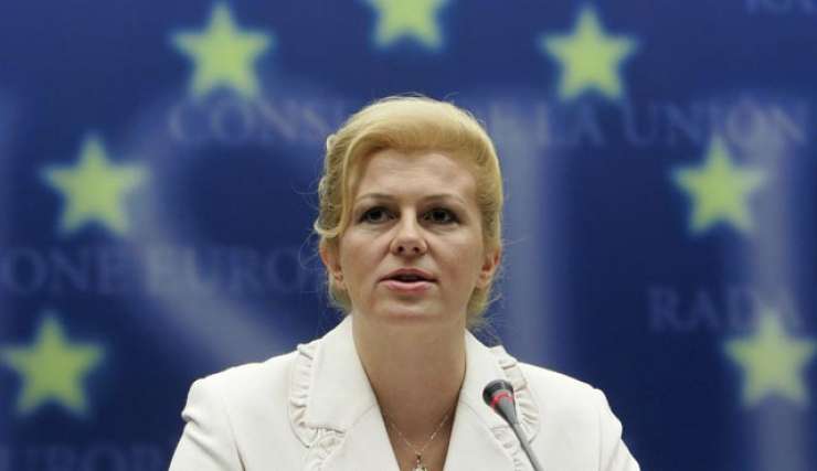 Hrvaška predsednica dobila svoje pivo Kolinda