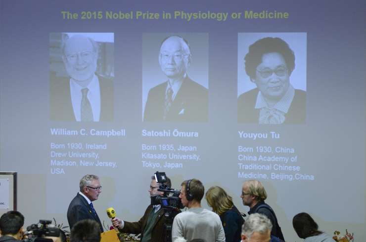 Nobelova nagrada za medicino za odkritja pri zdravljenju parazitskih okužb
