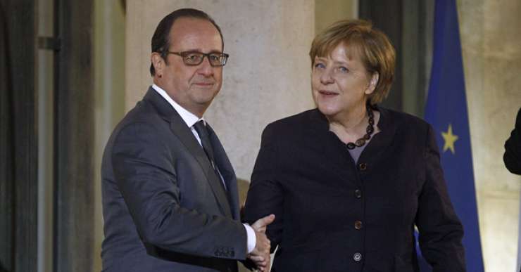 Merklova in Hollande s Schulzem o migracijski krizi in brexitu