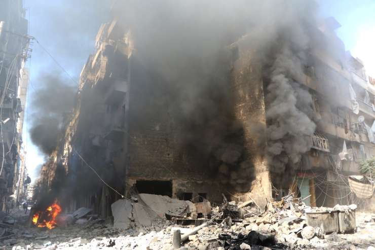 Asadov režim v tednu dni bombardiranja Vzhodne Gute ubil že 500 ljudi
