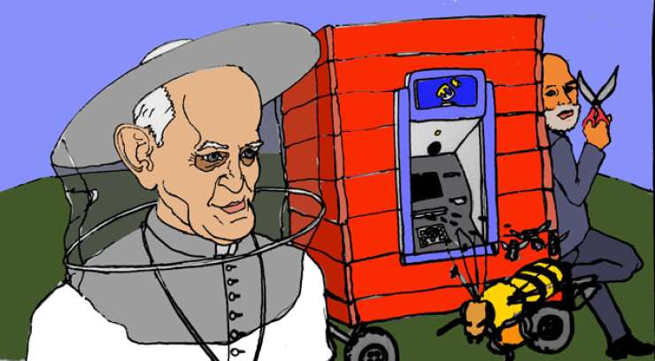 Pospravljamo podstrešje: Papež Frančišek bo trote lovil