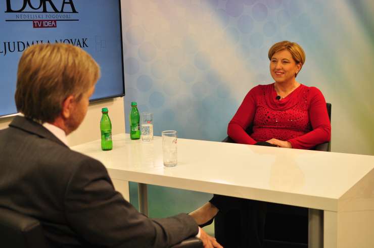 Ljudmila Novak: Nekdo si želi, da bi NSI s pomočjo drugih strank izgubljala glasove (VIDEO)