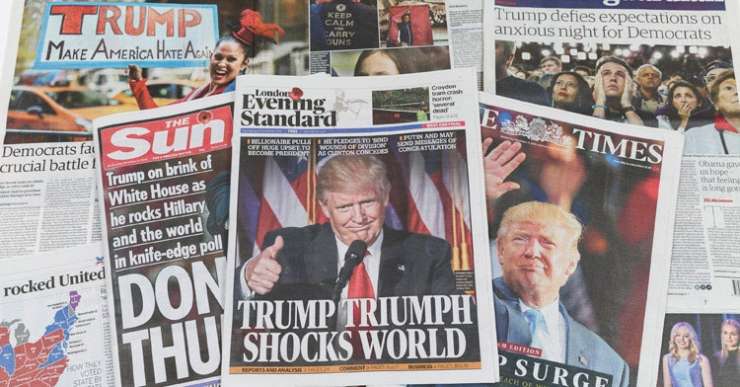 Trump zmagal, mediji histerični: "Ameriški psiho" in "Konec sveta"!