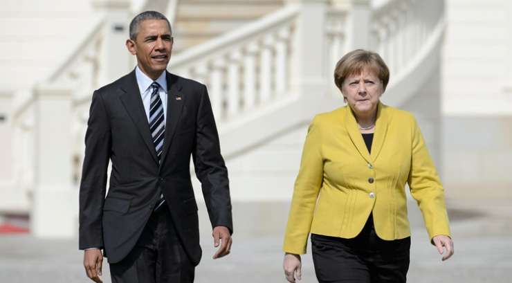 Obama na obisku pri Angeli Merkel: Trump prihaja, kaj pa zdaj?