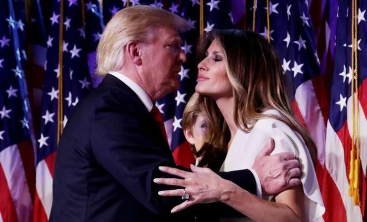 Nemški Die Welt: Donald je hamburger, Melania je posladek