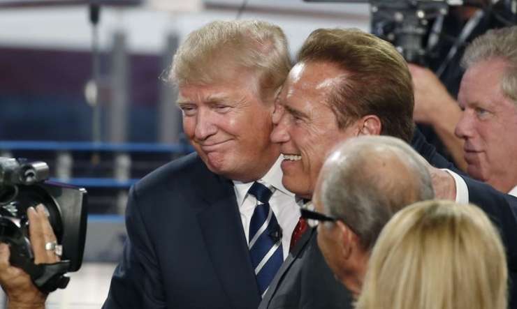 Zdaj Schwarzenegger izziva Trumpa: Amerike se tako ne dela spet velike