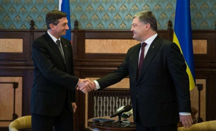 Pahor na "pomembnem srečanju" s Porošenkom