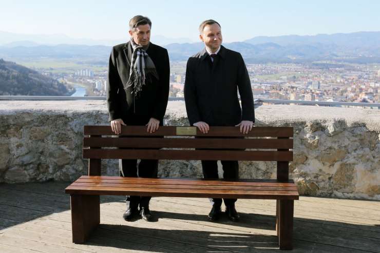 Poljski predsednik Duda na obisku v Sloveniji