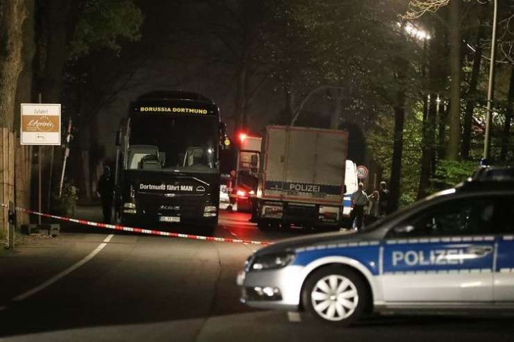 Prijeli islamista, osumljenega napada na avtobus Borussie Dortmund