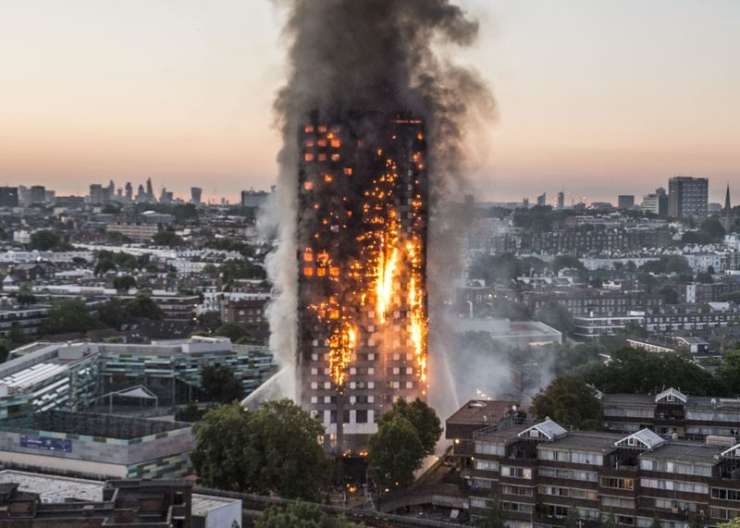 V londonski stolpnici zgorelo tudi stanovanje slovenskega državljana