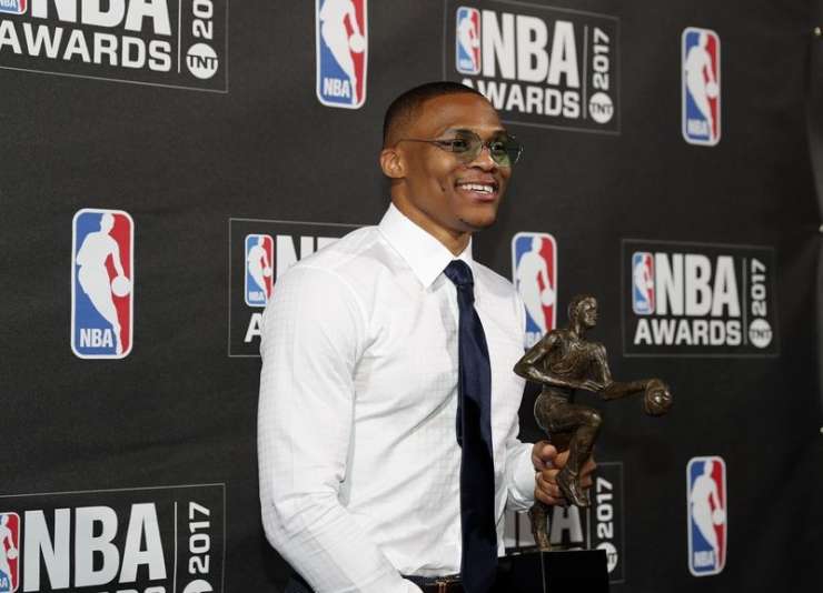 Russell  Westbrook po zgodovinski sezoni MVP rednega dela lige NBA