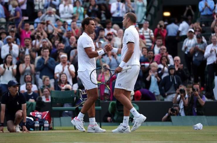 Müller domov poslal dvakratnega zmagovalca Wimbledona Nadala