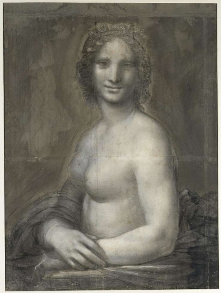 Leonardo da Vinci je morda skiciral golo Mona Lizo