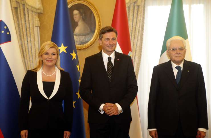 Na kosilo predsednikov k Pahorju prišla le dva predsednika