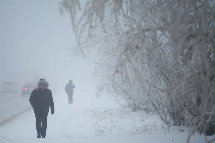 Ekstremno mrzla sibirska zima: v Sahi minus 68 stopinj Celzija