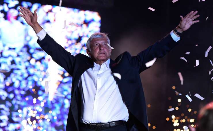 Na volitvah v Mehiki zmagal levi populist Lopez Obrador