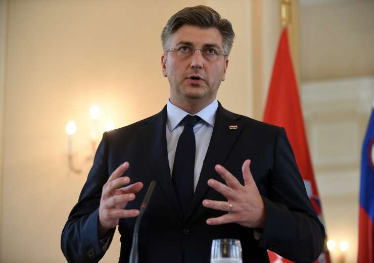 Plenković hvali sodelovanje z Janšo: "Sijajen dialog, odlična komunikacija"