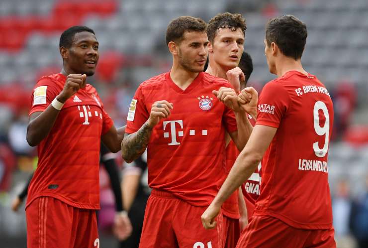 Bavarci spet slavijo: Bayern osvojil že osmi zaporedni naslov nemškega prvaka