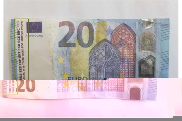 Naivneže v Varaždinu varajo s "filmskimi" evri; kopije bankovcev lahko zaidejo tudi v Slovenijo