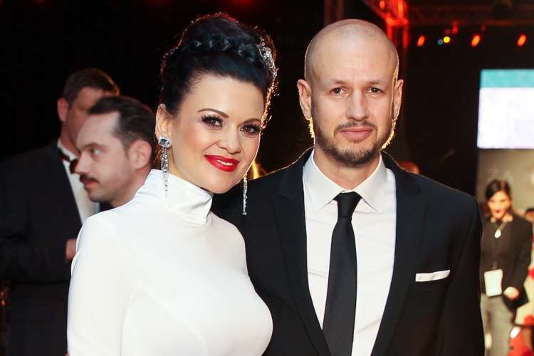 Nina Osenar in njen partner, Dejan Kontrec.