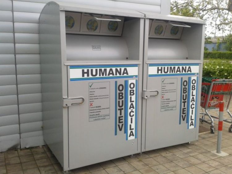 zabojnik Humana oblačila