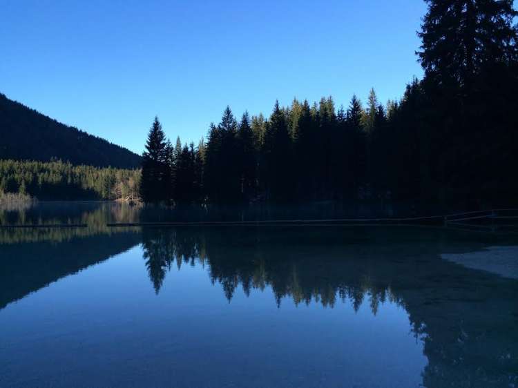 Spodnje jezero.
