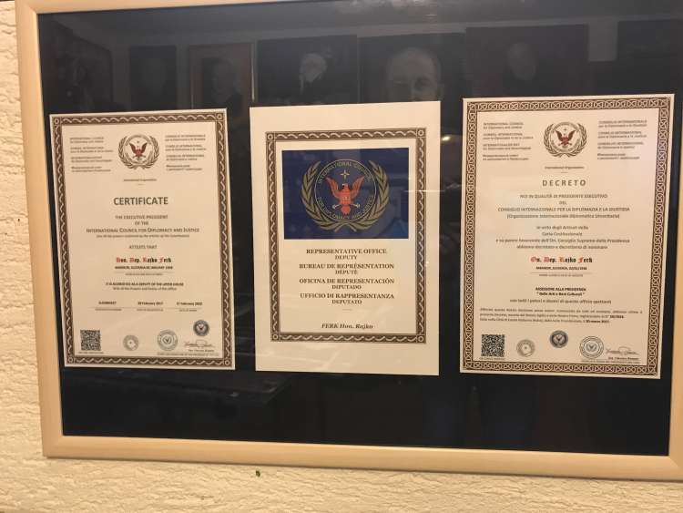 Rajko Ferk, organizacija ICDJ, certifikati