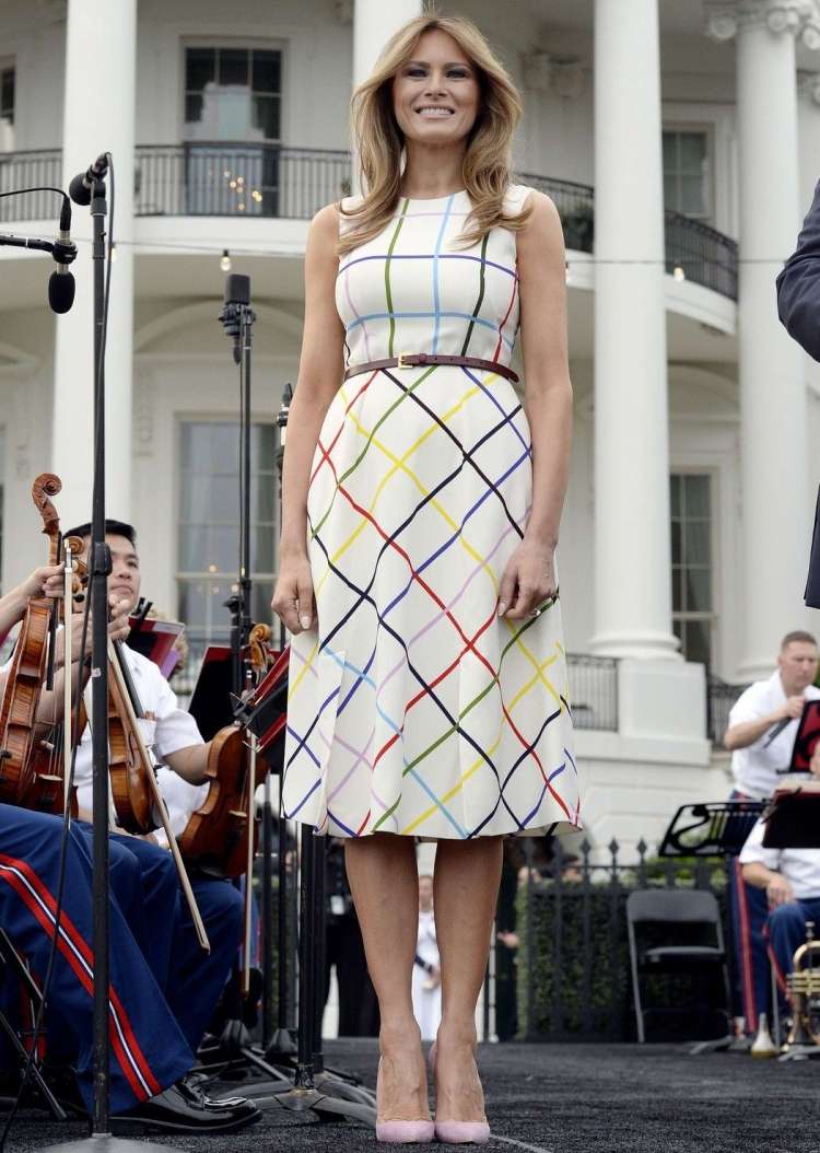 melania trump bela hiša piknik